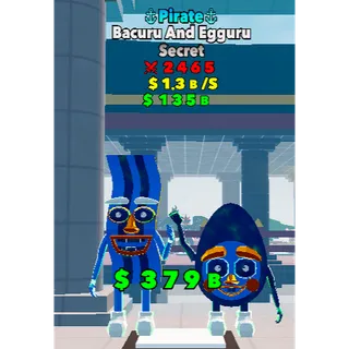Pirate Bacuru And Egguru FORTNITE FIGHT THE BRAINROT - BRAINROT FIGHT