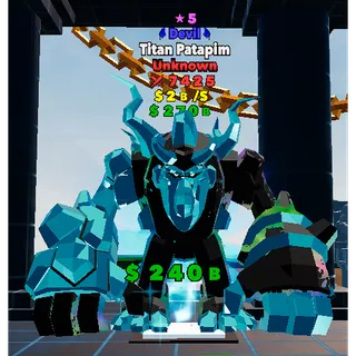 ★5 Devil Titan Patapim FORTNITE FIGHT THE BRAINROT - BRAINROT FIGHT
