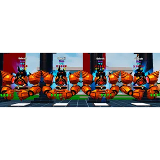 4×Shiny Golvolt Boss FORTNITE FIGHT THE BRAINROT - BRAINROT FIGHT