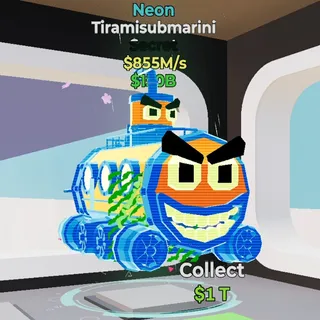 「SPECIAL SALE！」Tiramisubmarini Neon 855M/s Fortnite Steal The Brainrot