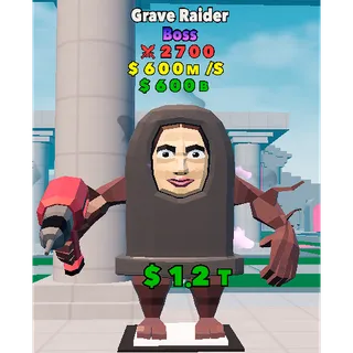 Grave Raider Boss FORTNITE FIGHT THE BRAINROT - BRAINROT FIGHT