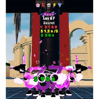5traits Neon Los 67 FIGHT THE BRAINROT - BRAINROT FIGHT