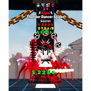 4traits ★1 Angel Thunder Dancer Spider FORTNITE FIGHT THE BRAINROT - BRAINROT FIGHT