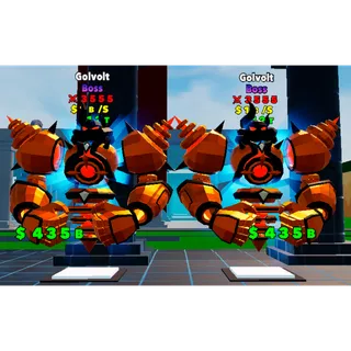 2×Shiny Golvolt Boss FORTNITE FIGHT THE BRAINROT - BRAINROT FIGHT