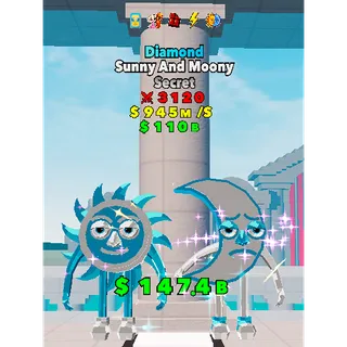 5traits Sunny And Moony Diamond FORTNITE FIGHT THE BRAINROT - BRAINROT FIGHT
