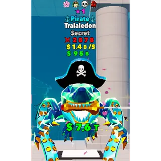 4traits ★1 Pirate Tralaledon FORTNITE FIGHT THE BRAINROT - BRAINROT FIGHT