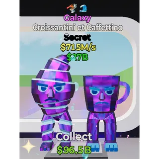 Croissantini et Caffettino Galaxy 715M/s 2Traits