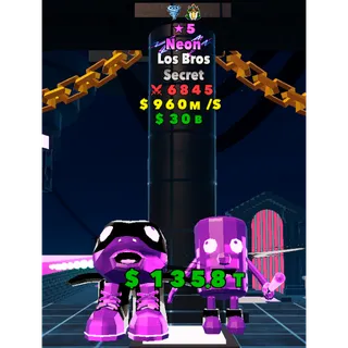 2traits ★5 Neon Los Bros FORTNITE FIGHT THE BRAINROT - BRAINROT FIGHT