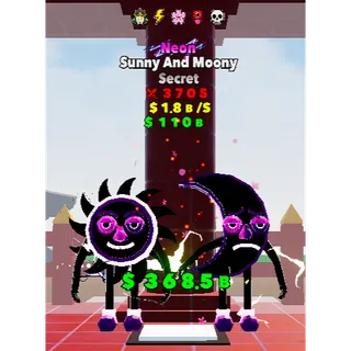 5traits Neon Sunny And Moony FORTNITE FIGHT THE BRAINROT - BRAINROT FIGHT