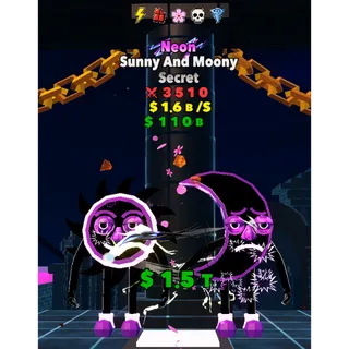 5taraits Neon Sunny And Moony FORTNITE FIGHT THE BRAINROT - BRAINROT FIGHT