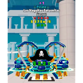 ★1 Pirate Las Vaquitas Saturnitas FORTNITE FIGHT THE BRAINROT - BRAINROT FIGHT