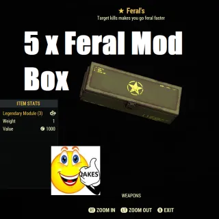 5 x Feral's Mod Box