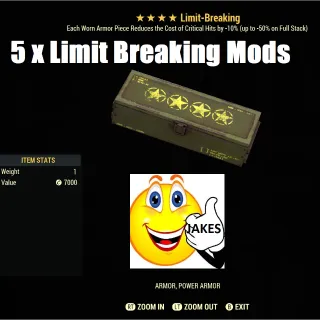 5 x Limit Breaking Mod Boxes