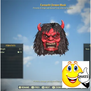 Fasnacht Demon Mask