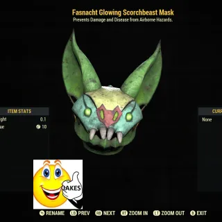 Fasnacht Glowing Scorchbeast Mask
