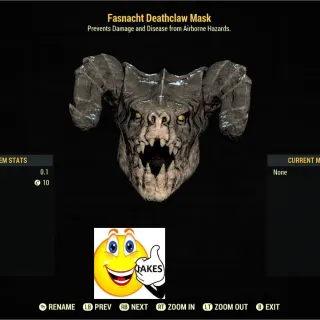 Fasnacht Deathclaw Mask