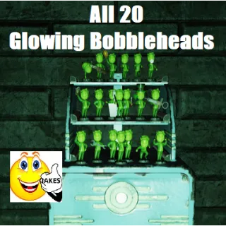 All 20 Glowing Bobbleheads