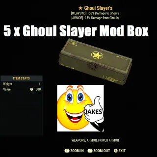 5 x Ghoul Slayer Mod Boxes