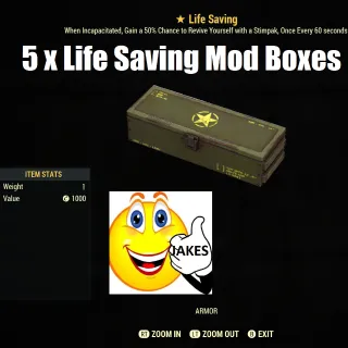 5 x Life Saving Mod Boxes