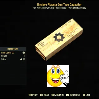 Enclave Plasma Gun True Capacitor