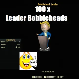 100 Leader Bobbleheads