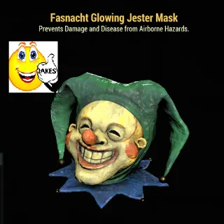 Fasnacht Glowing Jester Mask