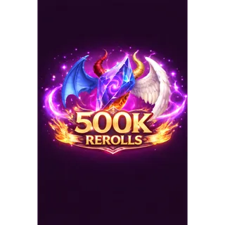 RACE REROLLS (500k) - SAILOR PIECE 