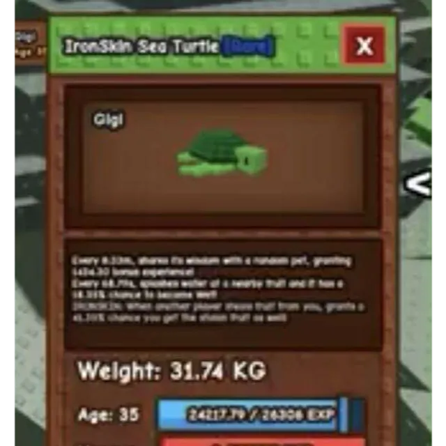 Turtle Max Age Huge Turtle (76KG+ if max age) - Roblox Game Item - Gameflip
