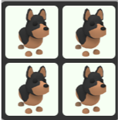 Pet 4 Australian Kelpies In Game Items Gameflip - roblox adopt me australian kelpie