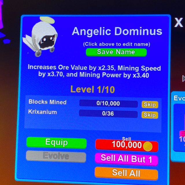 All Types Of Dominus Roblox