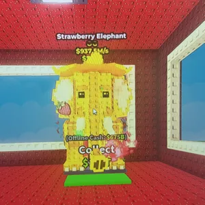 Gold Strawberry Elephant