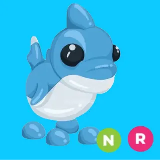 Neon ride shark puppy