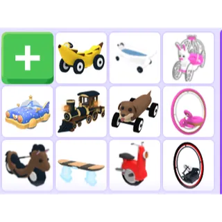 Adopt me 43 vehícles bundle