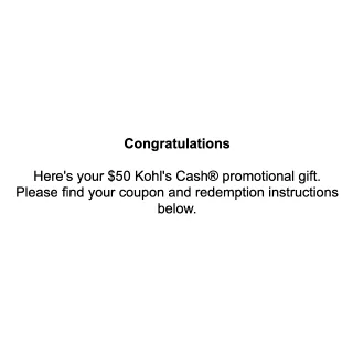 $50.00 USD $50.00 USD Kohl's