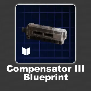 Compensator III (3) Blueprint - Arc Raiders