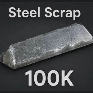 100K Steel scrap