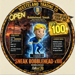 100x Sneak Bobbleheads