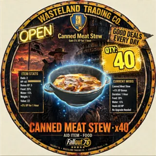 40x Canned Meat Stew