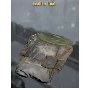 Leather coat