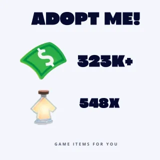 323k+ Bucks,  548 age up portions