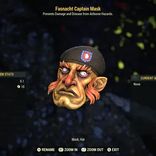 Captain Mask, Fasnacht