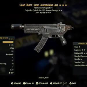 QE90 10mm Submachine Gun