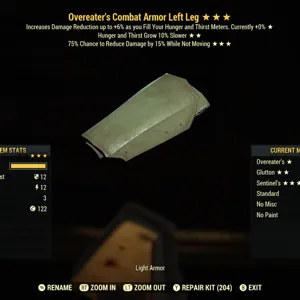 OE Glut Sent Combat LL