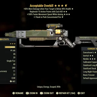 Acceptable Overkill