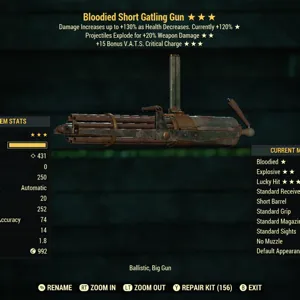BE15c Gatling Gun