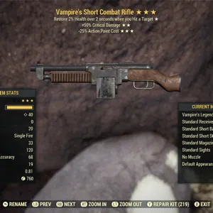 Weapon | V50c25 Combat Rifle