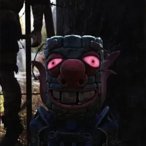 Glowing Corn  Cob Mask