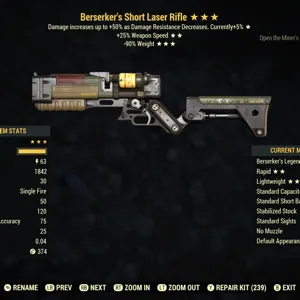 Weapon | Ber2590 Laser Rifle
