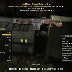 Lucid 25500 Combat Rifle