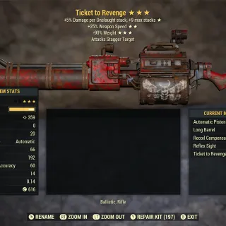 Ticket to Revenge Rail